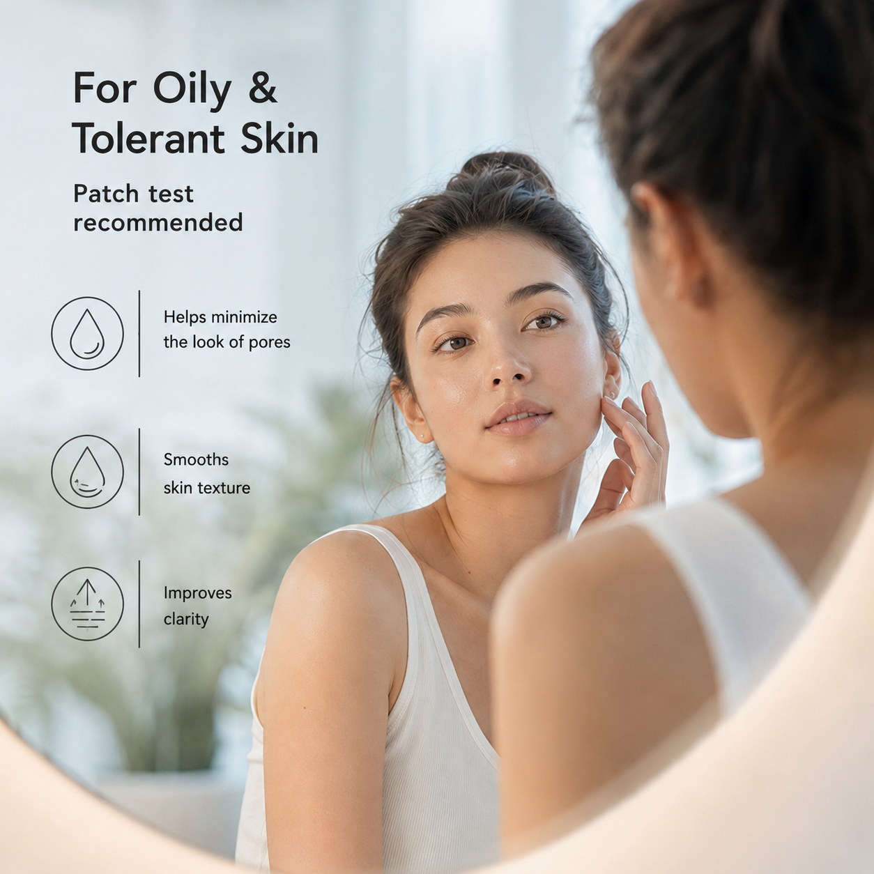 YinShun BHA Exfoliant 2% Salicylic Acid - Targeted Pore-Refining Serum for Oily & Congested-Looking Skin, Helps Minimize the look of Pores & Smooth Texture, 3.38 fl oz